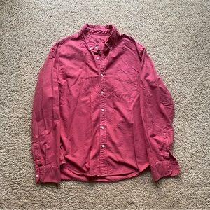 J. Crew Salmon Oxford Shirt, Size XL